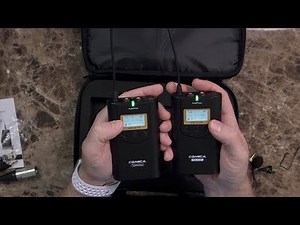 Comica CVM-WM100 Wireless Microphone Unboxing and Test