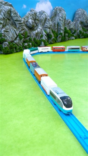 Satisfied unboxing and Reviews shinkansen Collection Toys videos🚄 #shinkansentoy #train #asmrshorts