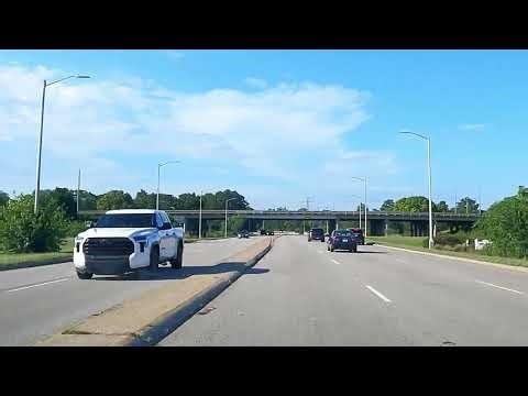 South Carolina Day Drive From West Ashley, North Charleston, to Downtown Charleston ASMR Drive