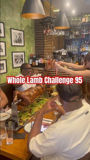 Whole Lamb Challenge #95 @GodaLondon 🔥❤️An unforgettable dining experience with your family.