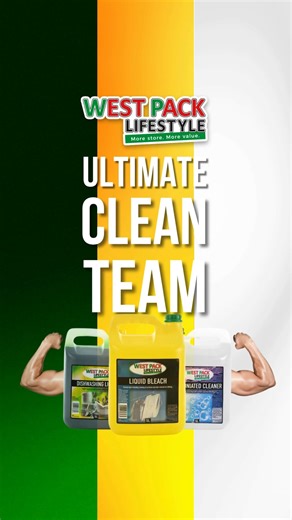 9K views · 33 reactions | Meet the ULTIMATE CLEAN TEAM! 什 From scrubbing to sparkling, we’ve got everything you need to tackle your messiest moments. Shop all your favourite cleaning essentials now at West Pack Lifestyle! ❤️  #WestPackLifestyle #UltimateCleanTeam #CleaningEssentials #CleanTok #SpringCleanVibes #CleanHouseHappyLife | West Pack Lifestyle | Facebook