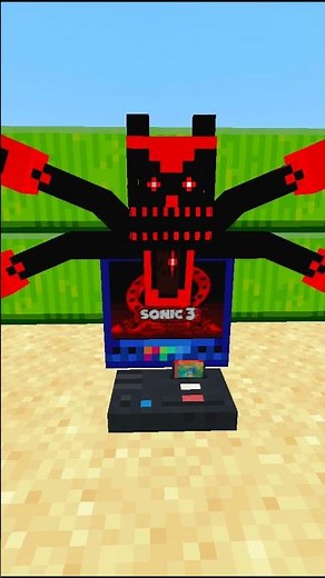 Sonic mod in Minecraft