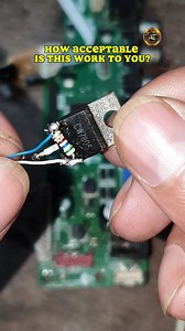 How acceptable is this work to you? #tv #led #tips #tutor #training #tranding #shortsreels #technique #shortsviral #technology #shortsvideos #alaminelectronicslab | Alamin Elc