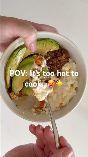 The Viral Cottage Cheese Beef Sweet Potato Bowl | Easy High-Protein Summer Dinner