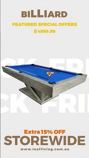 Discover our full range of premium billiard tables