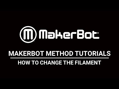 MakerBot Method Tutorials: How to Change the Filament