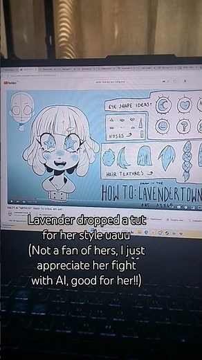 @LavenderTowne made a tut for her style!!! #art #sketch #oc #practice #artstyle