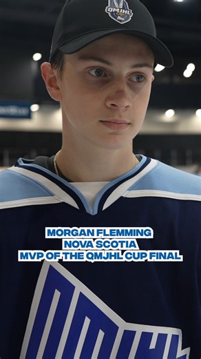 Interview with the QMJHL Cup MVP Final for Team Nova Scotia , Morgan Flemming 🎤 | QMJHL