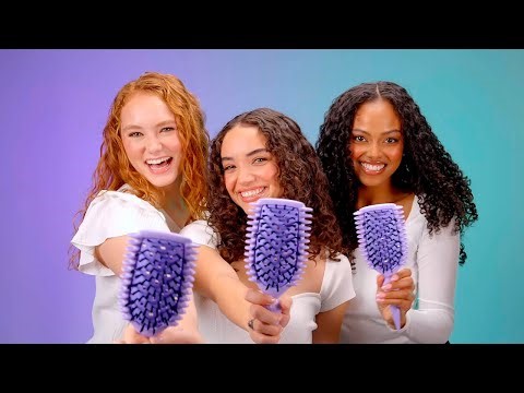 Define your Curls with Curl DEFINE PRO hair brush by Conair - Smooth, Separate and Define Curls