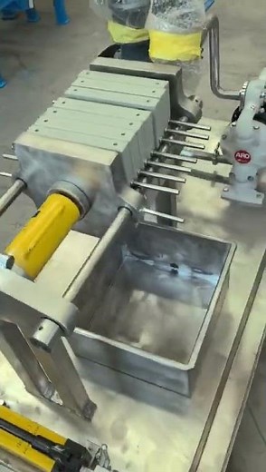 pilot scale of filter press