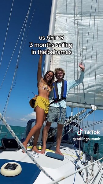 Transformation After 3 Months Sailing in The Bahamas