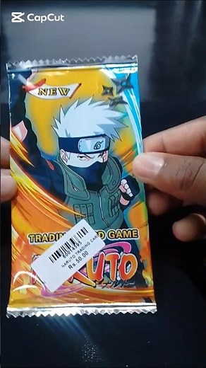 naruto cards pack 🤩#shorts