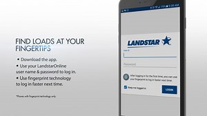 Landstar's Available Loads App - Features
