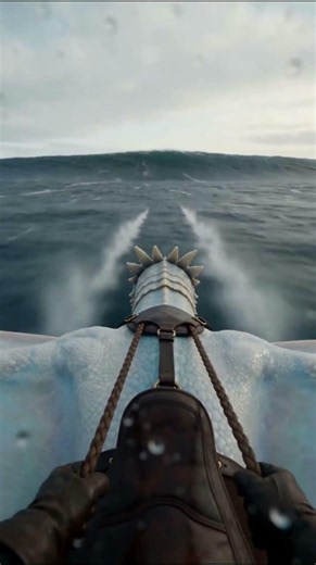 Beyond Fear: White Dragon's Cliffside Leap, Sea Cave Run & Giant Wave Dive! 🐉🌊✨