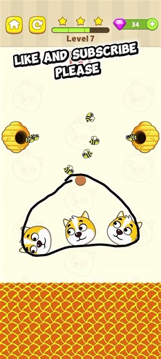 Save the dog game short gaming video lvl. 7 #viral #gaming #fypシ #shorts #youtubeshorts