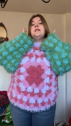 What my head sounds like after I finish a project #crochetersoftiktok #crochet #fyp #crochetsweater #crochetclothes