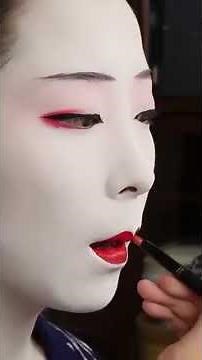 Geisha Makeup Tutorial 🎨 | Traditional Japanese Beauty Look Step-by-Step #makeup #makeuptutorial