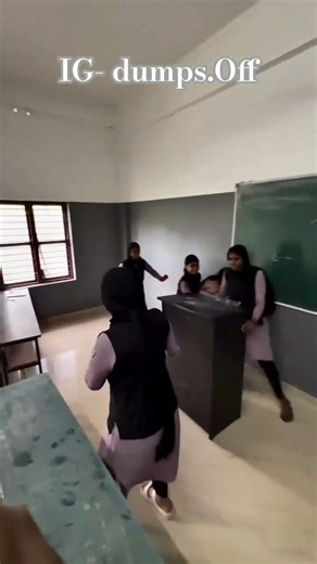 Girls Play Blind Game 🤣Free period Fun #studentlife #playthrough #blindgame