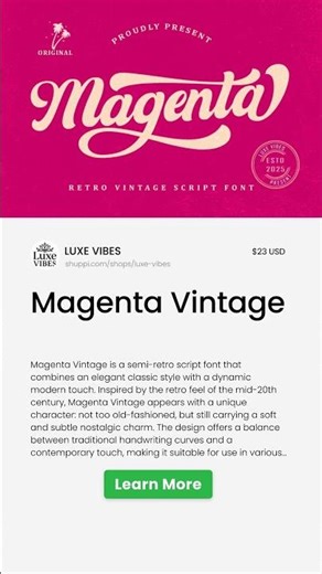 Magenta Vintage | Shuppi