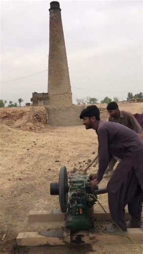 new Experiment with Diesel engine in Brick Factory #c4_chachi