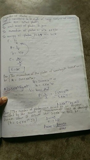 class 12 Physics Dual nature of matter and radiation notes 3