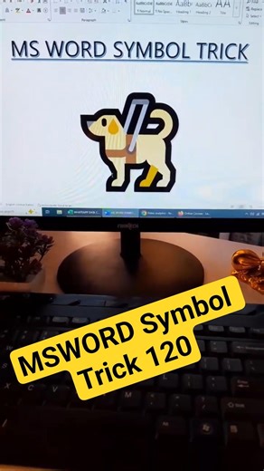 MSWORD Symbol Shortcut Keys Trick 120