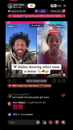 🦁 👏🏼😂☠️ W Hailey 🥰🐺 #fypシ゚viral #fypシ #holidaylion @Anti Tatted🐺 @Jasmine Alexis 🌸