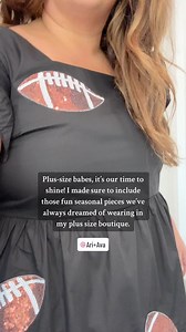23K views · 150 reactions | So excited to participate in game day fashion as a plus size bestie! Get your game day looks at my boutique Ari and Ava .  to shop in comments #plussizemodel | Callie Richards | Facebook