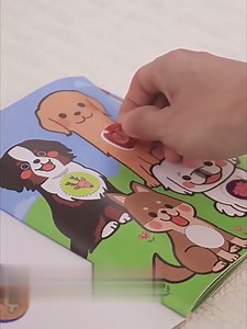 Activity Pad and Sticker Stamper with 400Pcs Stickers, Cute Animal Stickers for Kids, Waterbottle Laptop Stickers Pack Waterproof, Arts and Crafts Fidget Toy (Dinosaur)