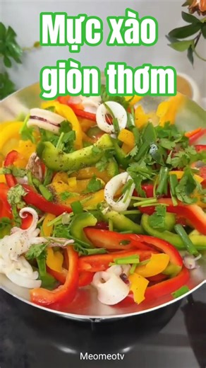 How to make stir-fried squid that doesn't release water, is crispy and naturally sweet.