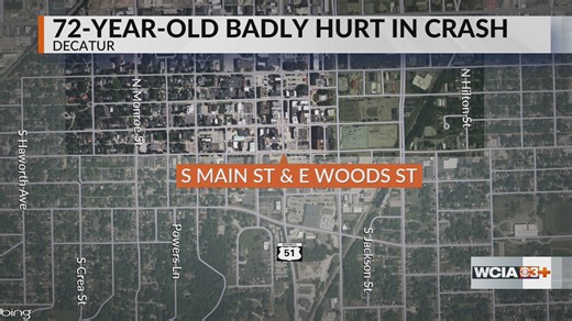Driver hospitalized with life-threatening injuries after Decatur crash