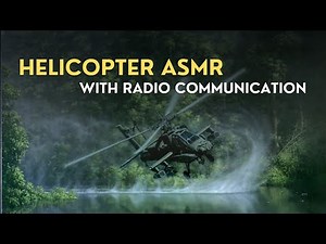 10-Hour Helicopter White Noise ASMR with Radio Communication for Deep Sleep