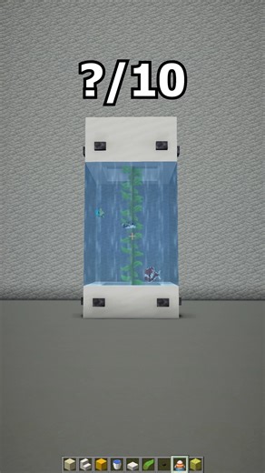 Minecraft Modern Fish Tank 🐟 #shorts