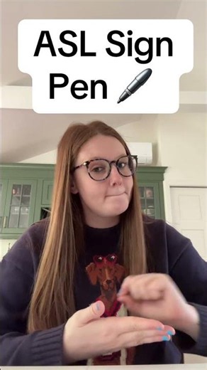 Learn How To Sign "Pen" in ASL for Beginners | American Sign Language #shorts