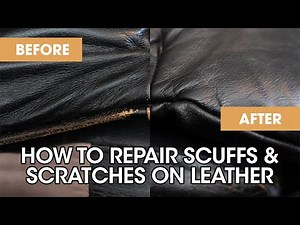 How to Repair Leather And Fix Scuffs & Scratches | Easy Leather Repair