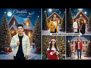 New Christmas Trending photo Editing Prompts google Gemini photo Editing ai photo Editing Prompts