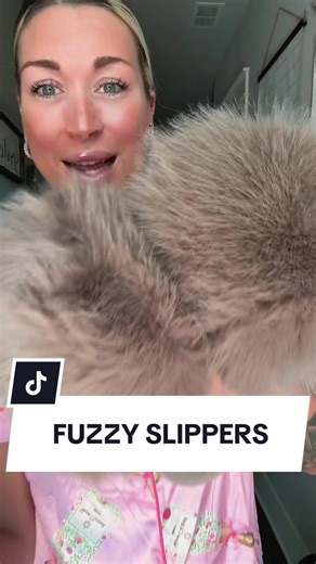 These fuzzy slippers are a must have this winter! They are so stylish & so warm! These come in SO MANY color/design options. Go ahead and snag them while they are ON SALE! ✨ #fuzzyslippers #womensslippers #womensfuzzyslippers #womenssliponslipper #fyp