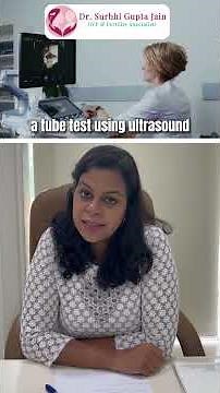 Tube Test by Ultrasound | Explained by Dr. Surbhi Gupta Jain | Fertility Test for Women