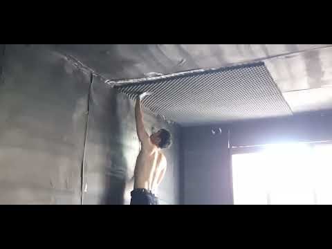 Dán cách âm bằng mút trứng và cao su non