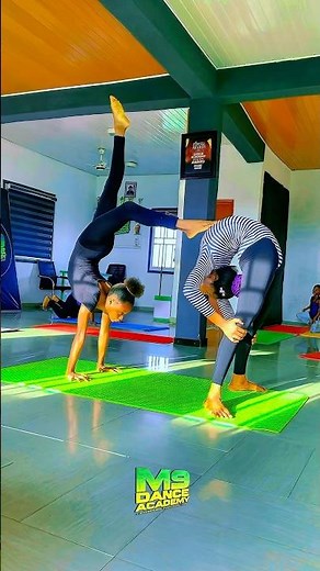 Beautiful acro dance skills- M9 Dance Academy Nigeria 🇳🇬 #dancemoves #acrobatics
