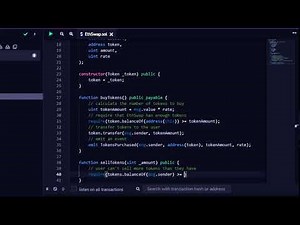Creating DEX Tools In Solidity