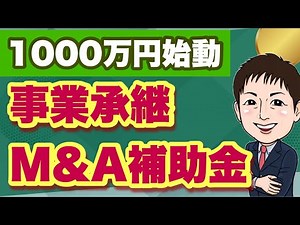 【150~1000万円】ようやく始動！2025年事業承継M&A補助金