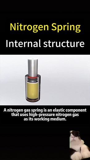 20s to understand the internal structure of the nitrogen spring #mould #nitrogenspring #knowledge