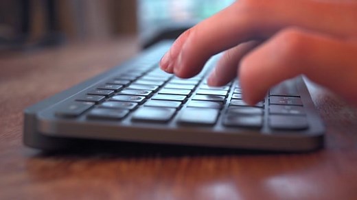 Keyboard, Keys, Computer. Free Stock Video