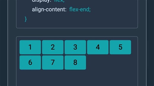 CSS Flex Align-Content多行在交叉轴对齐