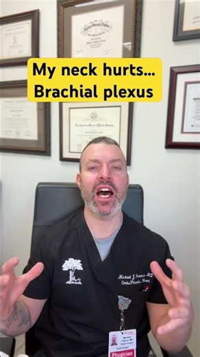 Neck, pain, arm, pain, brachial plexus injury #BrachialPlexus #HamSurgery