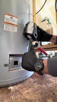 Replacing a Gas Control Valve for an AO Smith Direct Vent #plumbing #plumber #waterheater #gas #DIY