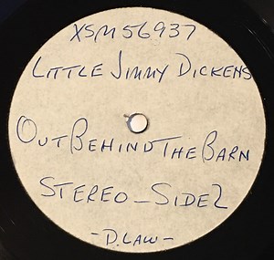 Little Jimmy Dickens - Sings Out Behind The Barn