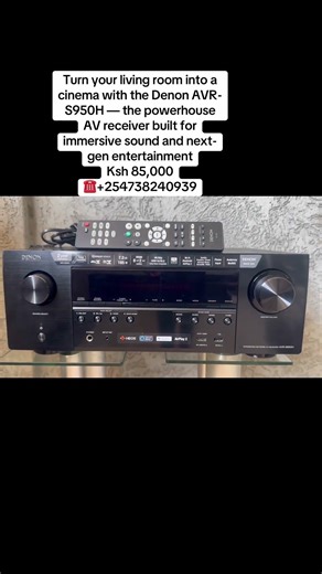 Denon AVR s950H 7.2 channel AV Receiver ksh.85,000 ☎️0738240939