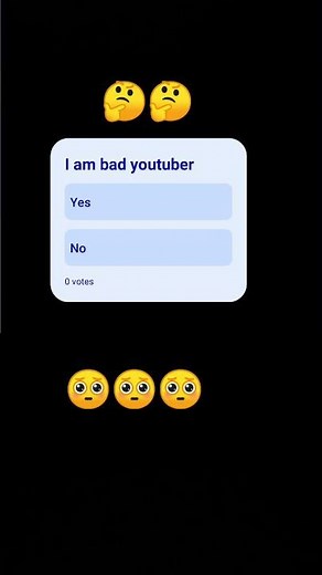i am bad youtuber yes or no